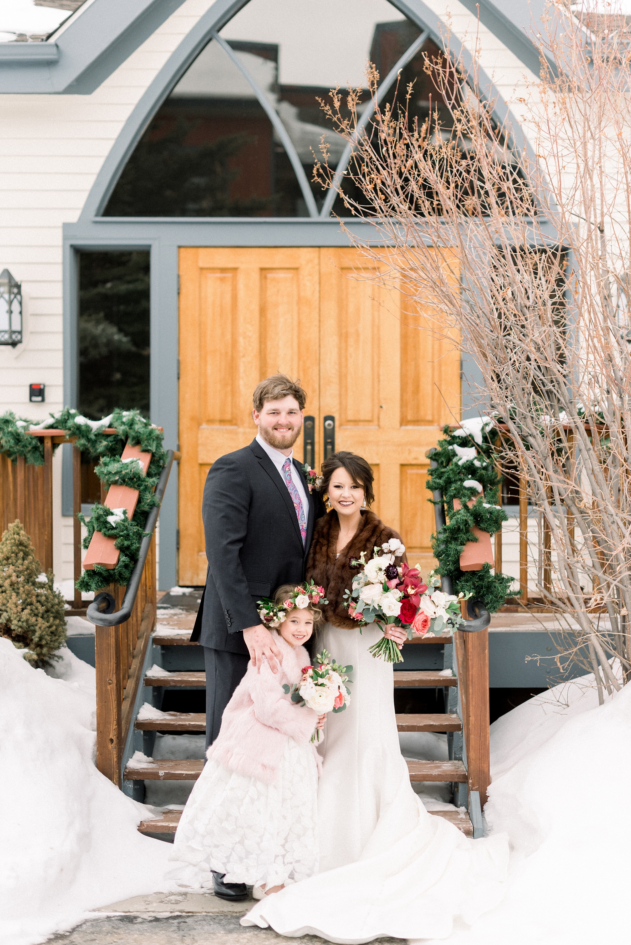 Colorado winter wedding