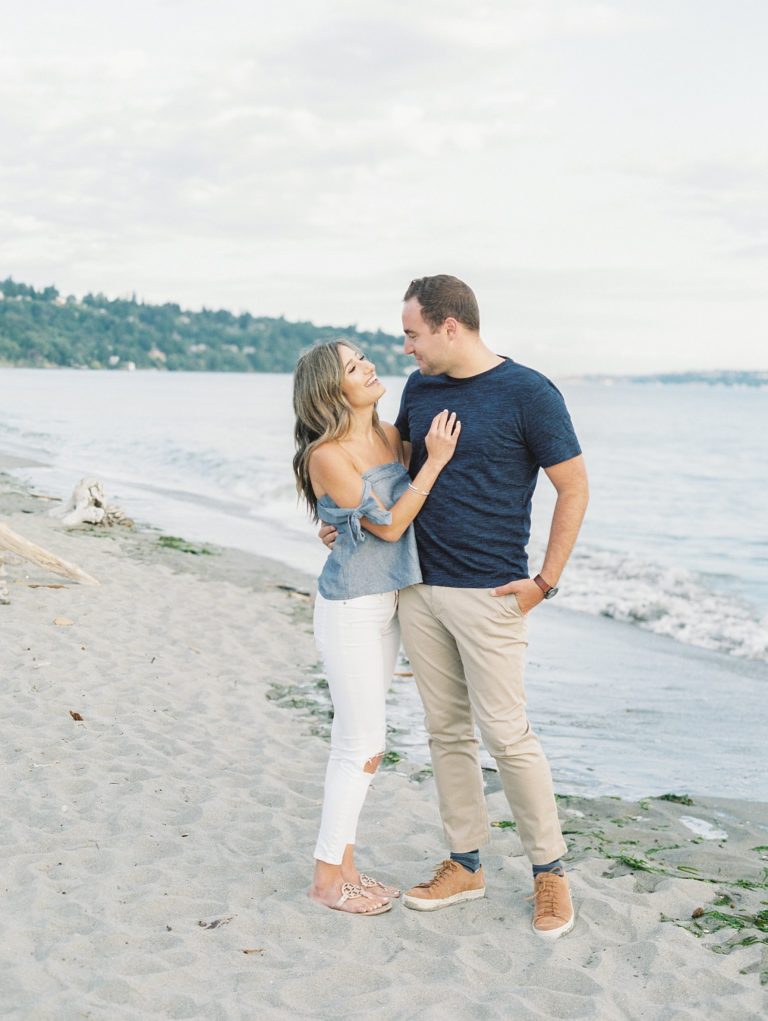 Seattle Engagement Session On The Beach | Washington Wedding ...