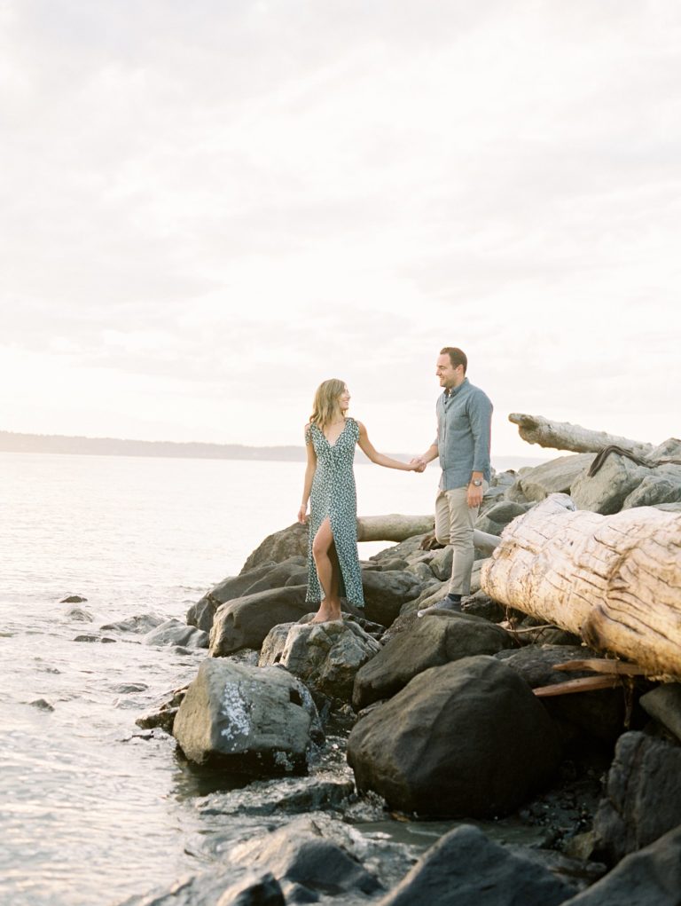 Seattle Engagement Session On The Beach | Washington Wedding ...